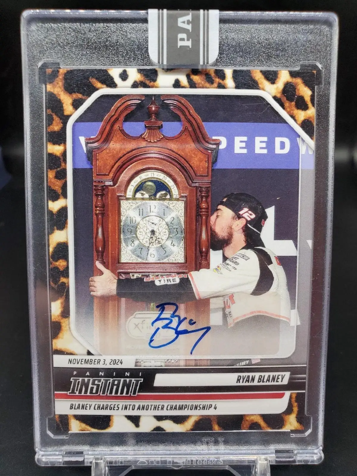 Ryan Blaney 2024 Panini Instant Jaguar Auto /10 Martinsville 11/3/24 16