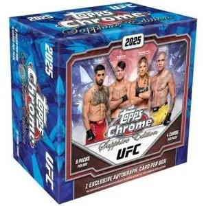 2025 Topps Chrome UFC Sapphire Edition Hobby Box