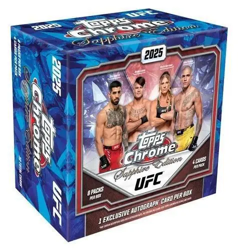 2025 Topps Chrome UFC Sapphire Edition Hobby Box