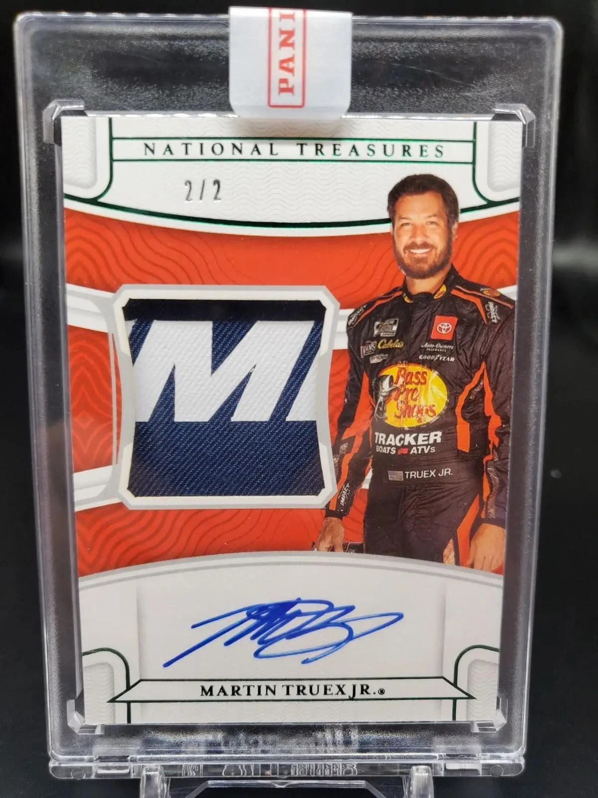 Martin Truex Jr. 2022 National Treasures Racing Relic Auto 2/2 PP-MT