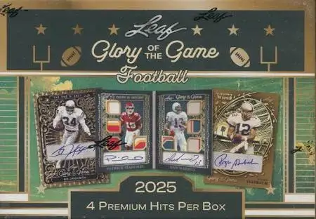 2025 Leaf Glory Of The Game Football Hobby Box