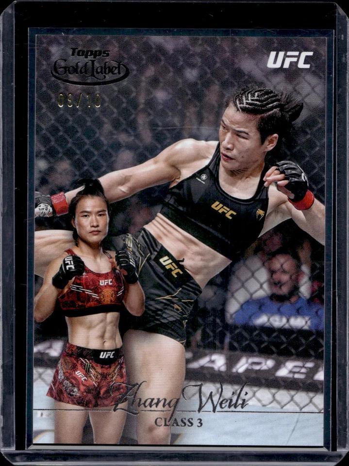 Zhang Weili 2024 Topps Gold Label UFC Class 3 Black /10 95