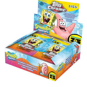 2025 Topps Chrome Spongebob 25th Anniversary Hobby Box