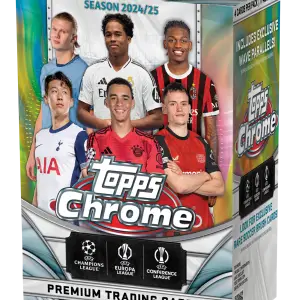 2024-25 Topps Chrome UEFA Club Competitions Soccer Blaster Box