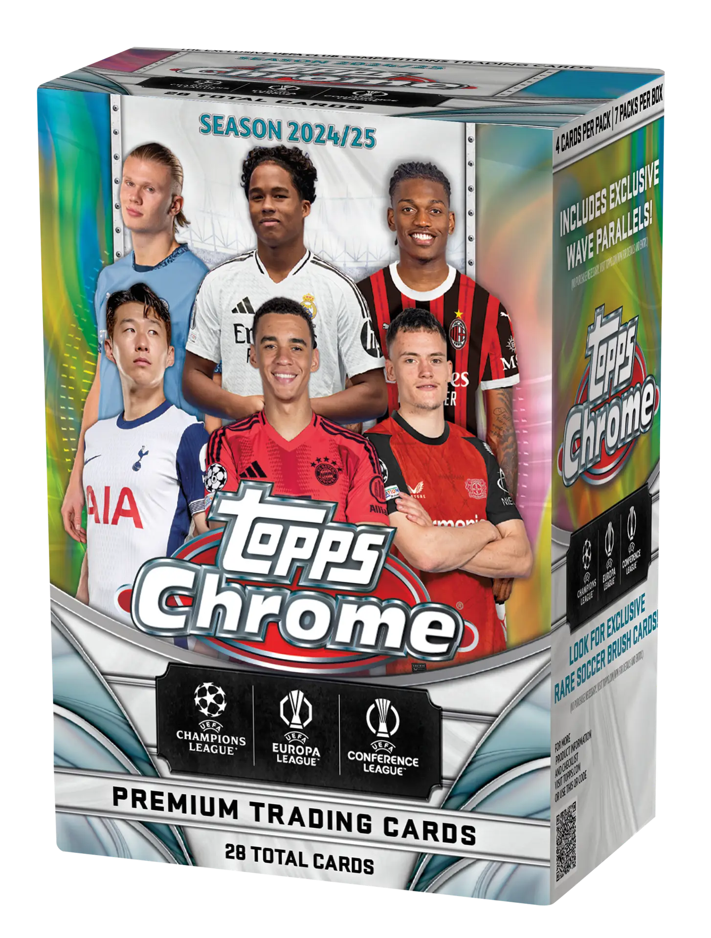 2024-25 Topps Chrome UEFA Club Competitions Soccer Blaster Box