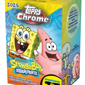 2025 Topps Chrome Spongebob 25th Anniversary Blaster Box