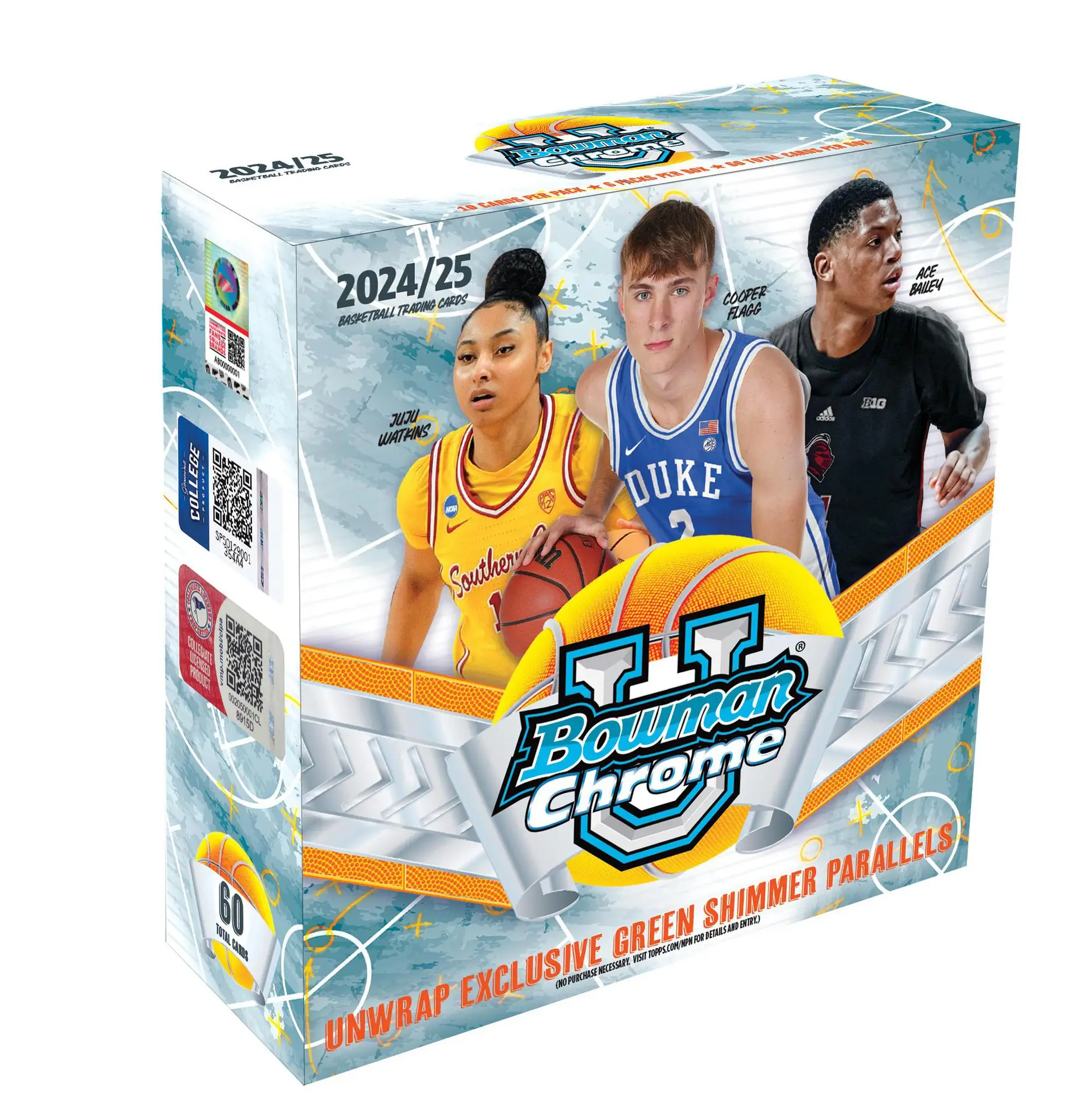 2024-25 Bowman University Chrome Basketball Mega Box