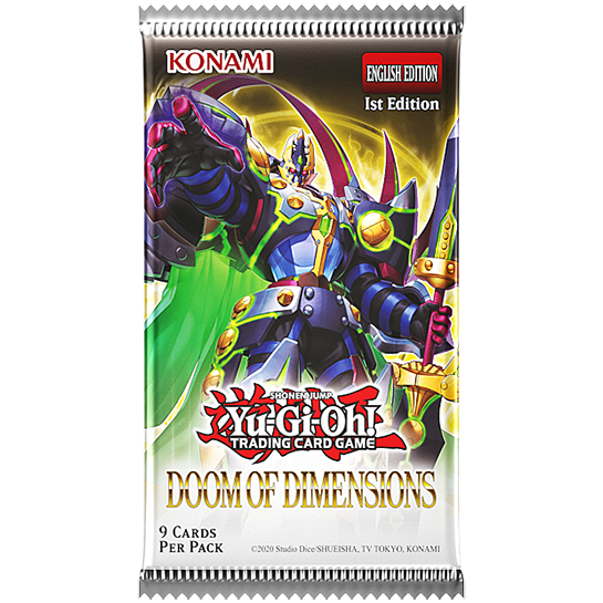 Yu-Gi-Oh Doom Of Dimension Booster Pack