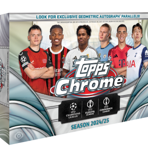 2024-25 Topps Chrome UEFA Club Competitions Soccer Breaker's Delight Box