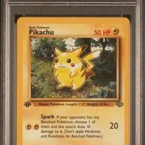 Pikachu 1st Edition Pokemon Jungle 60/64 PSA 8