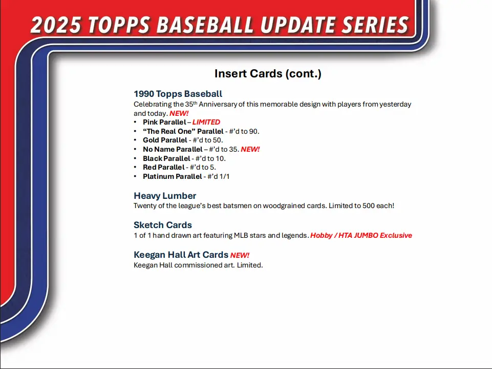 2025 Topps Update Series Baseball Blaster Box - Image 8