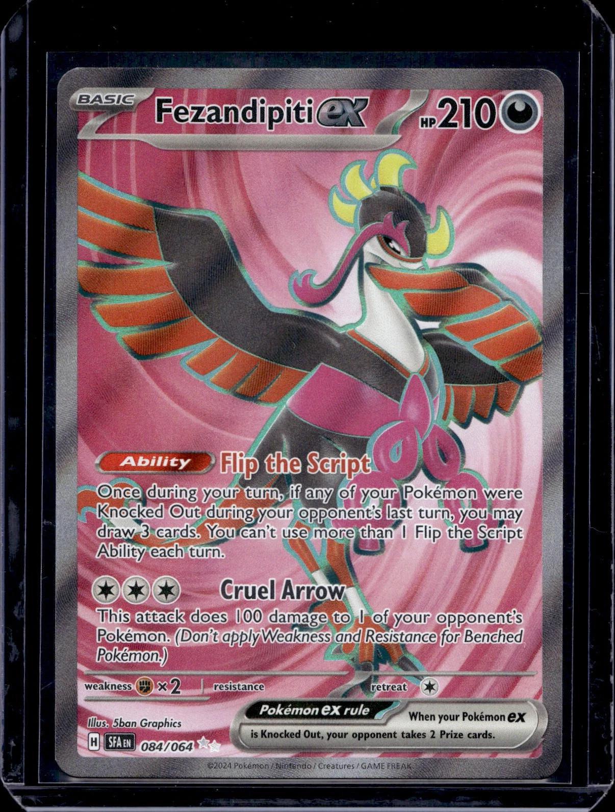 Fezandipiti ex 2 Pokemon SV: Shrouded Fable 084/064 2