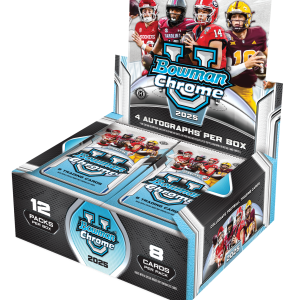 2025 Bowman University Chrome Football Hobby Jumbo Box