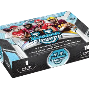 2025 Bowman University Chrome Football Breaker's Delight Box