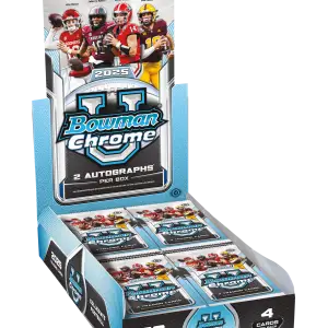 2025 Bowman University Chrome Football Hobby Box