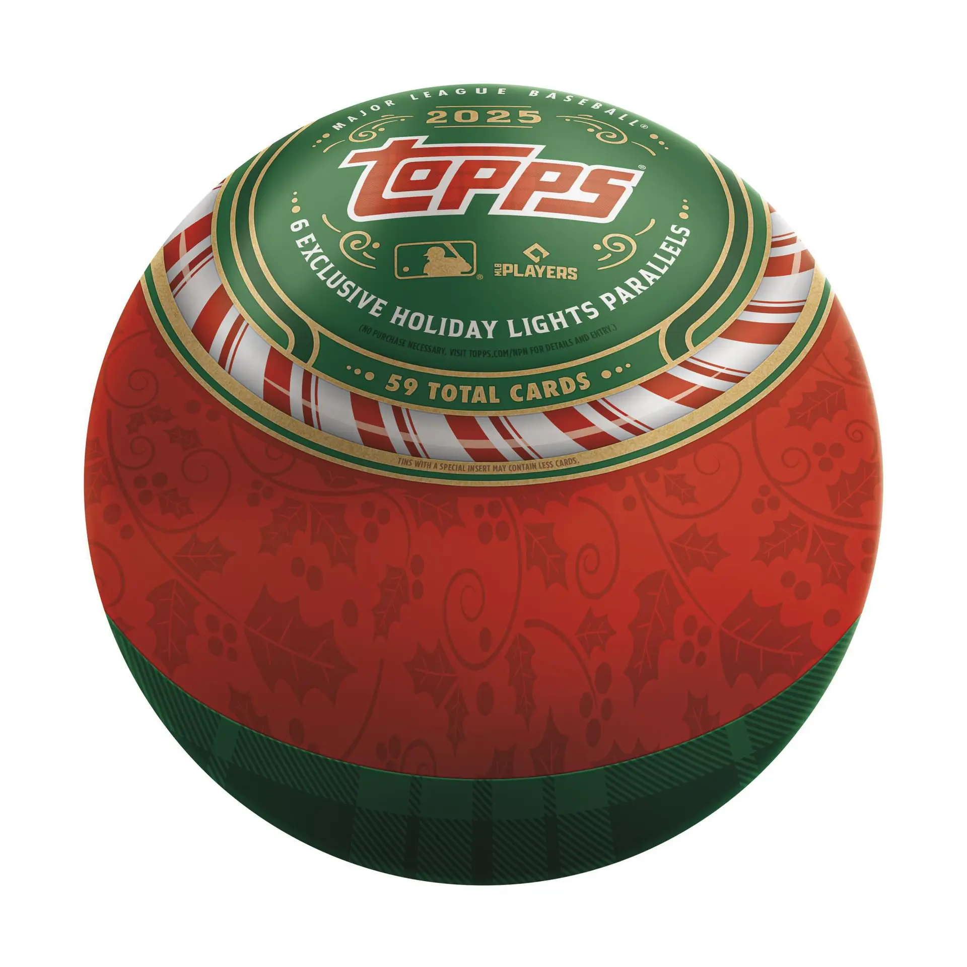 2025 Topps Holiday Baseball Tin