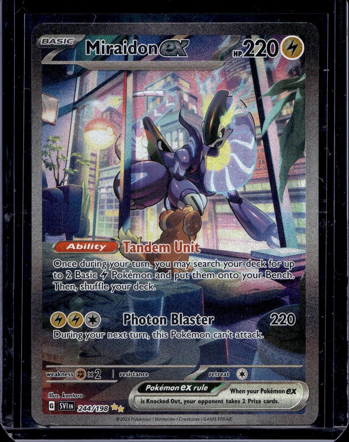 Miraidon ex 1 Pokemon SV01: Scarlet & Violet Base Set 244/198 1