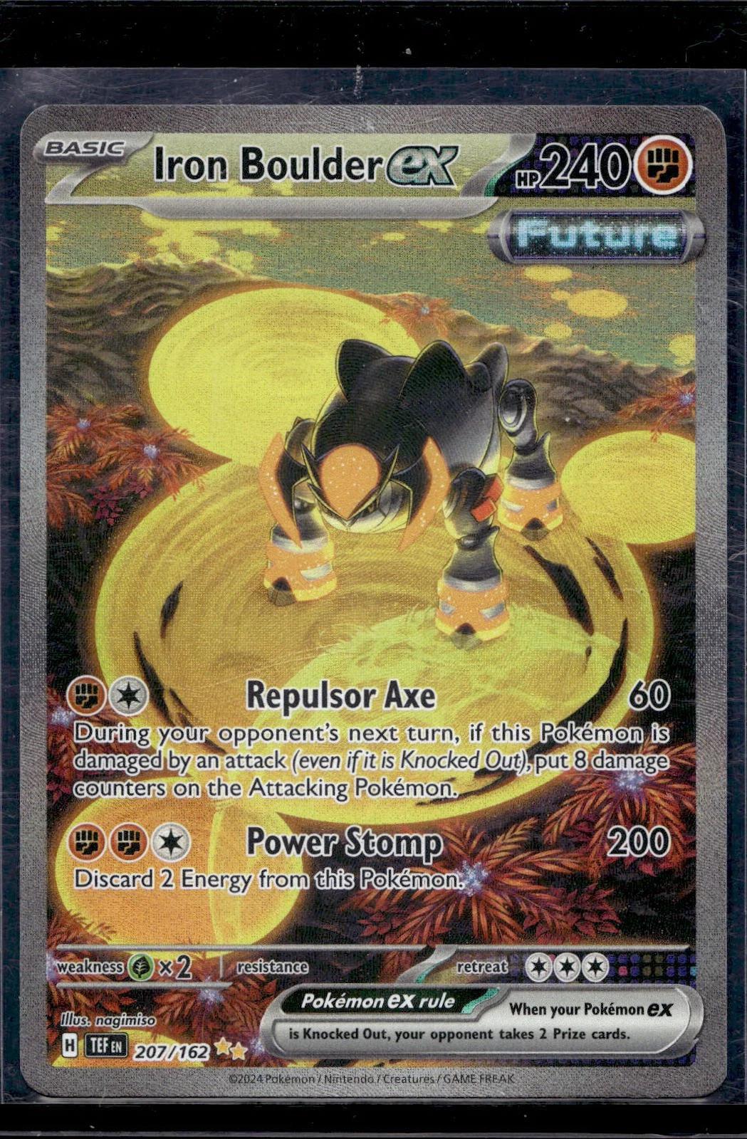 Iron Boulder ex Pokemon SV05: Temporal Forces 207/162