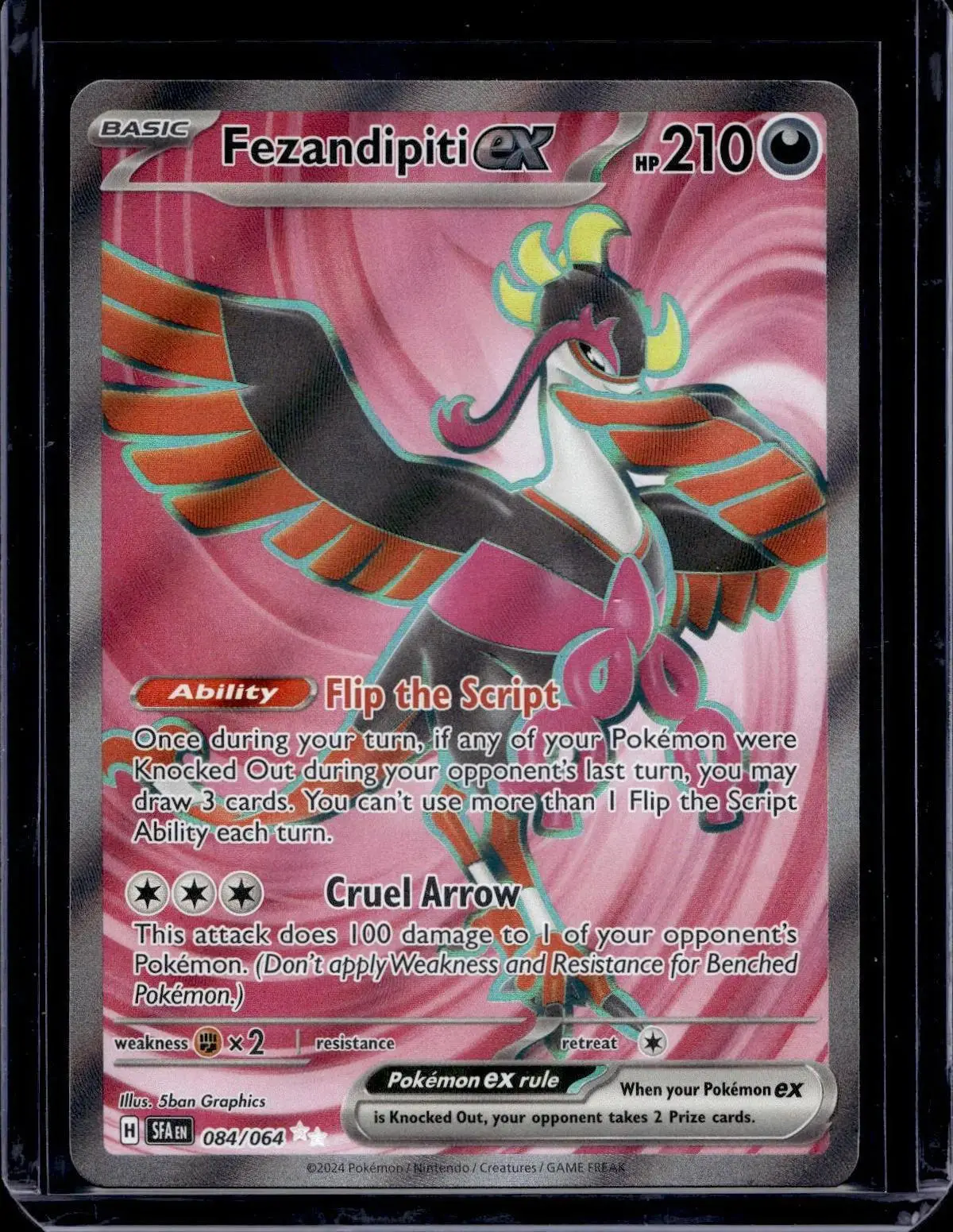 Fezandipiti ex 3 Pokemon SV: Shrouded Fable 084/064 3