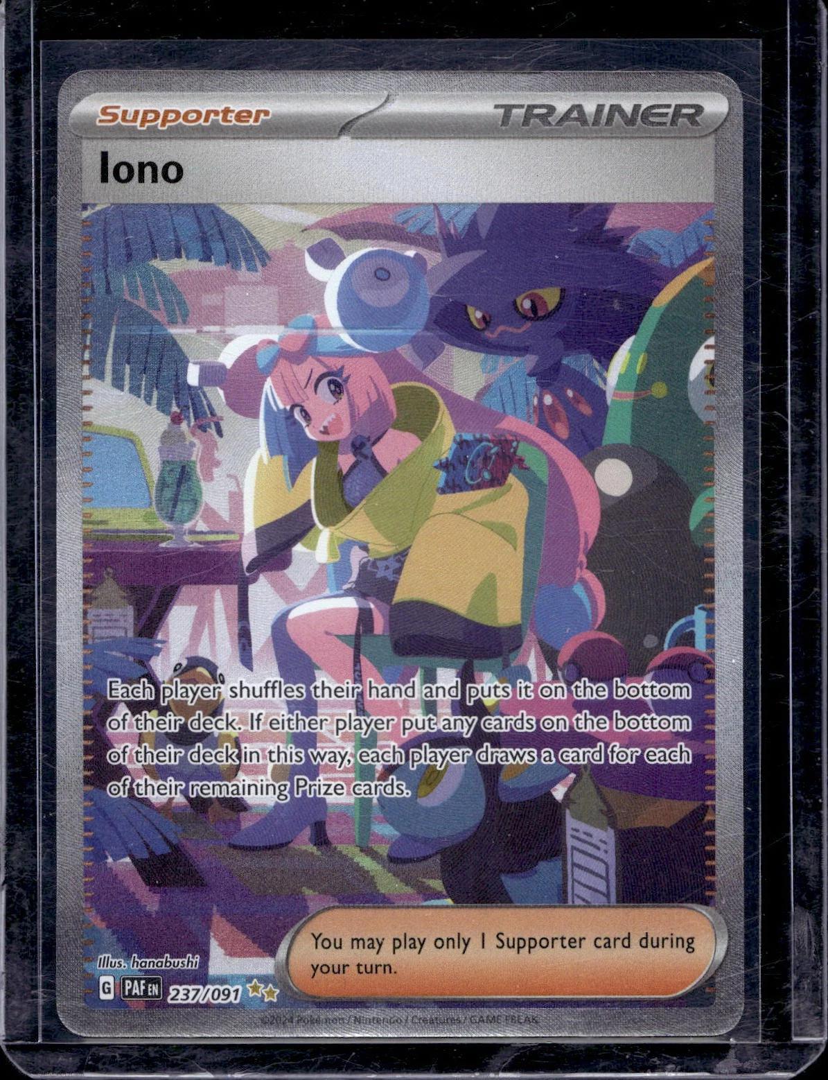 Iono 2 Pokemon SV: Paldean Fates 237/091   2