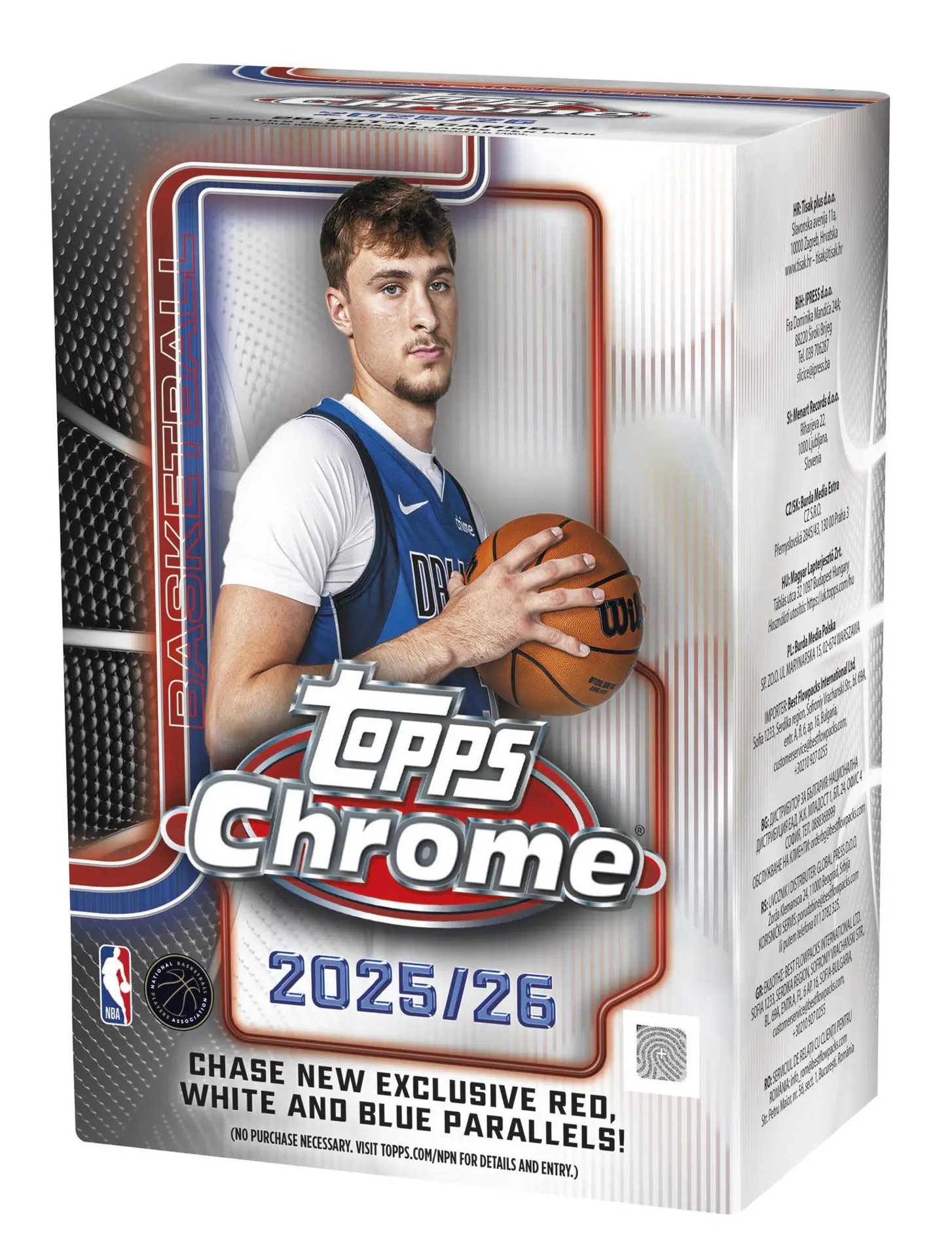 2025-26 Topps Chrome Basketball Blaster Box