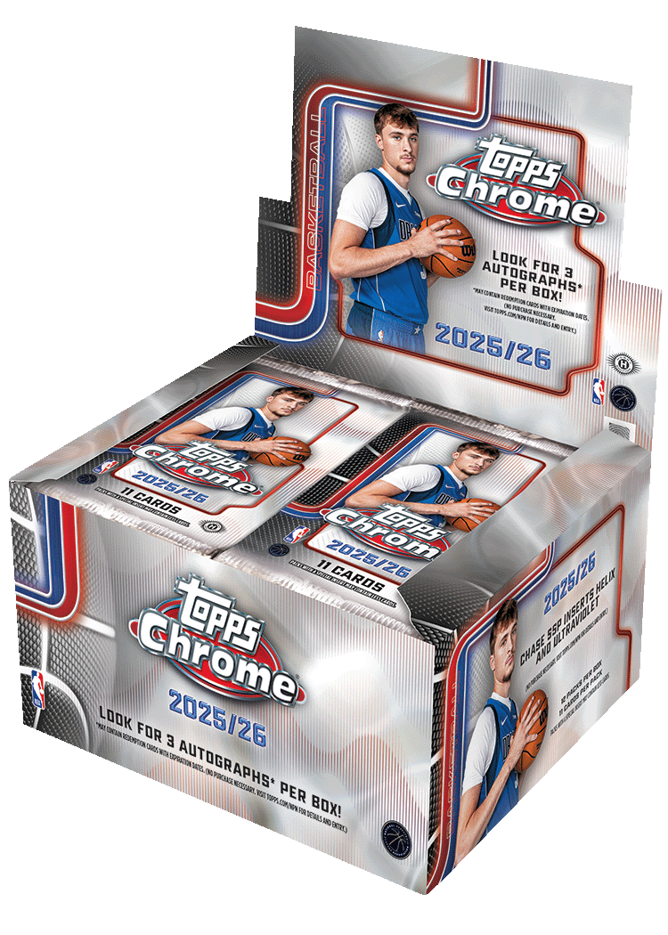 2025-26 Topps Chrome Basketball Jumbo Hobby Box