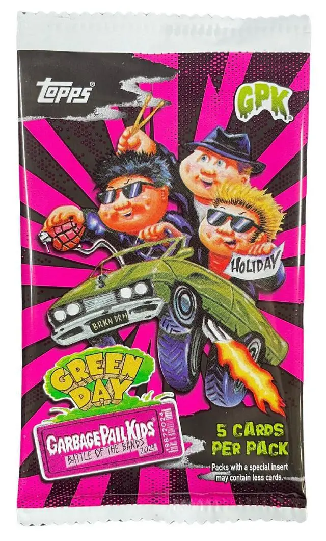 Garbage Pail Kids Battle of the Bands - Green Day Hobby Pack