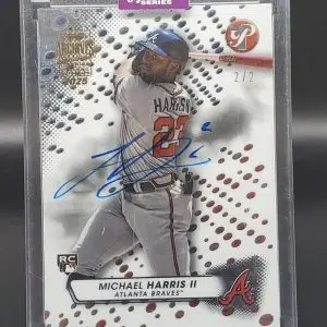 Michael Harris II 2025 Topps Archives Signature Pristine Auto /2 Atlanta Braves