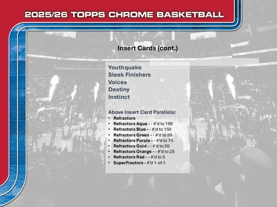 2025-26 Topps Chrome Basketball Mega Box - Image 12