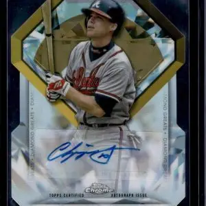 Chipper Jones 2022 Topps Chrome Update Diamond Greats Auto /5 Atlanta Braves DGC-27
