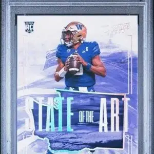 Michael Penix Jr 2024 Panini Prestige State of the Art SSP Washington Huskies SA-MPJ PSA 10