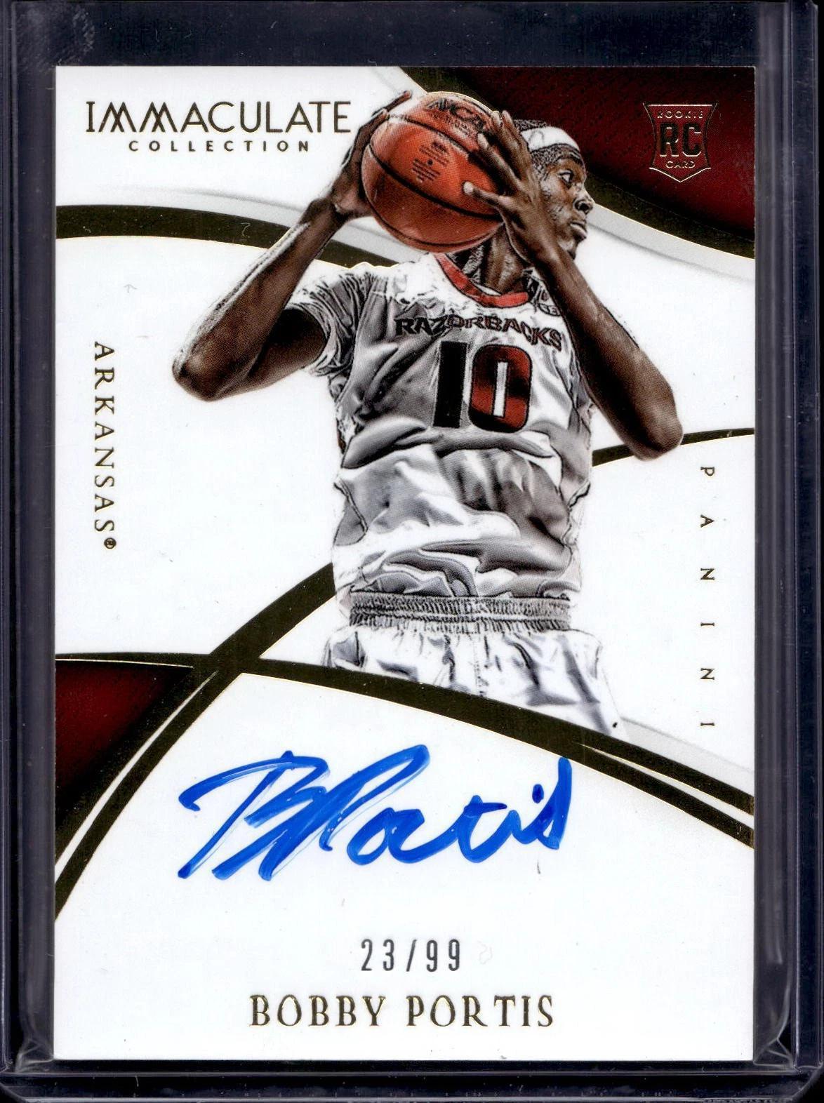 Bobby Portis 2015 Panini Immaculate Collegiate Auto /99 Arkansas Razorbacks 355