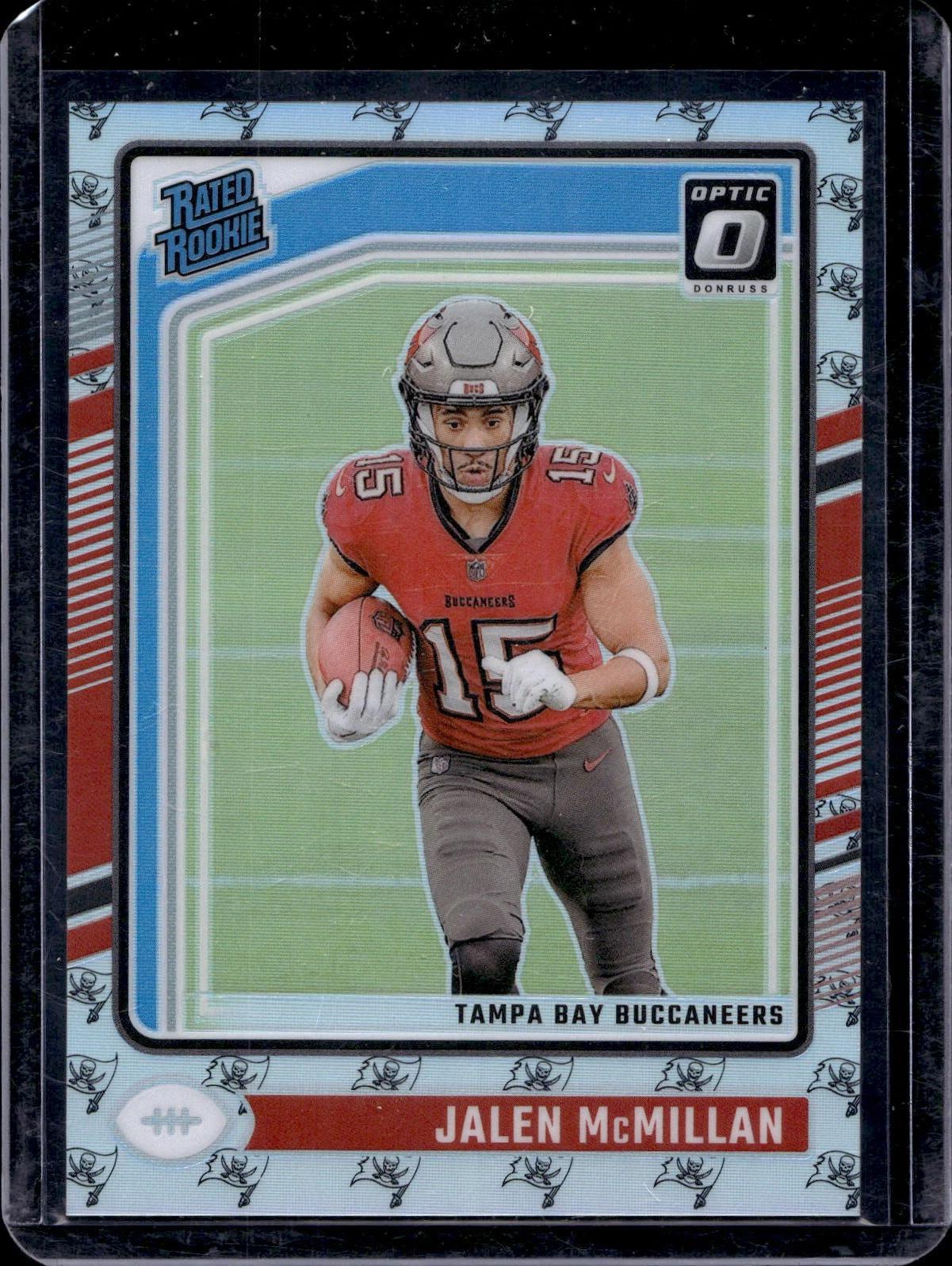 Jalen McMillan 2024 Donruss Optic Team Logo Rated Rookie /32 Tampa Bay Buccaneers 239