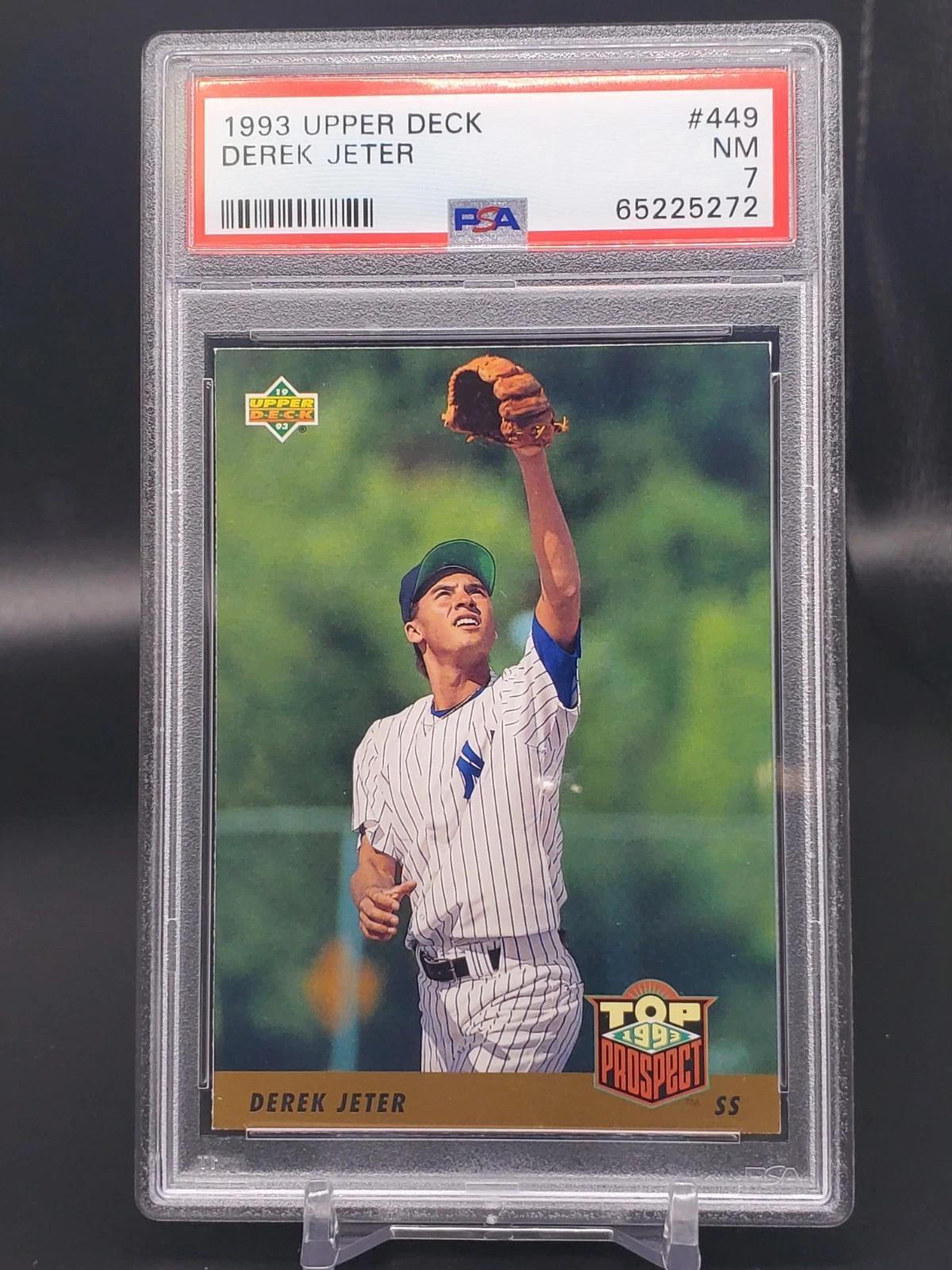 Derek Jeter 1993 Upper Deck Top Prospect New York Yankees 449 PSA 7