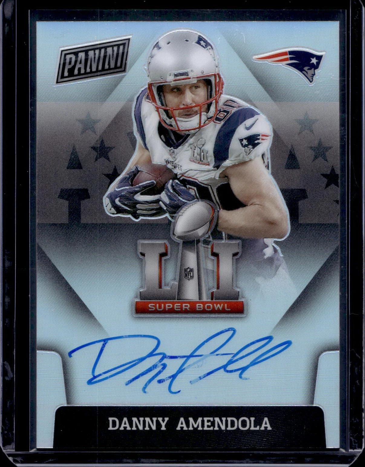 Danny Amendola 2023 Panini Absolute Super Bowl Auto New England Patriots SBLI-DA