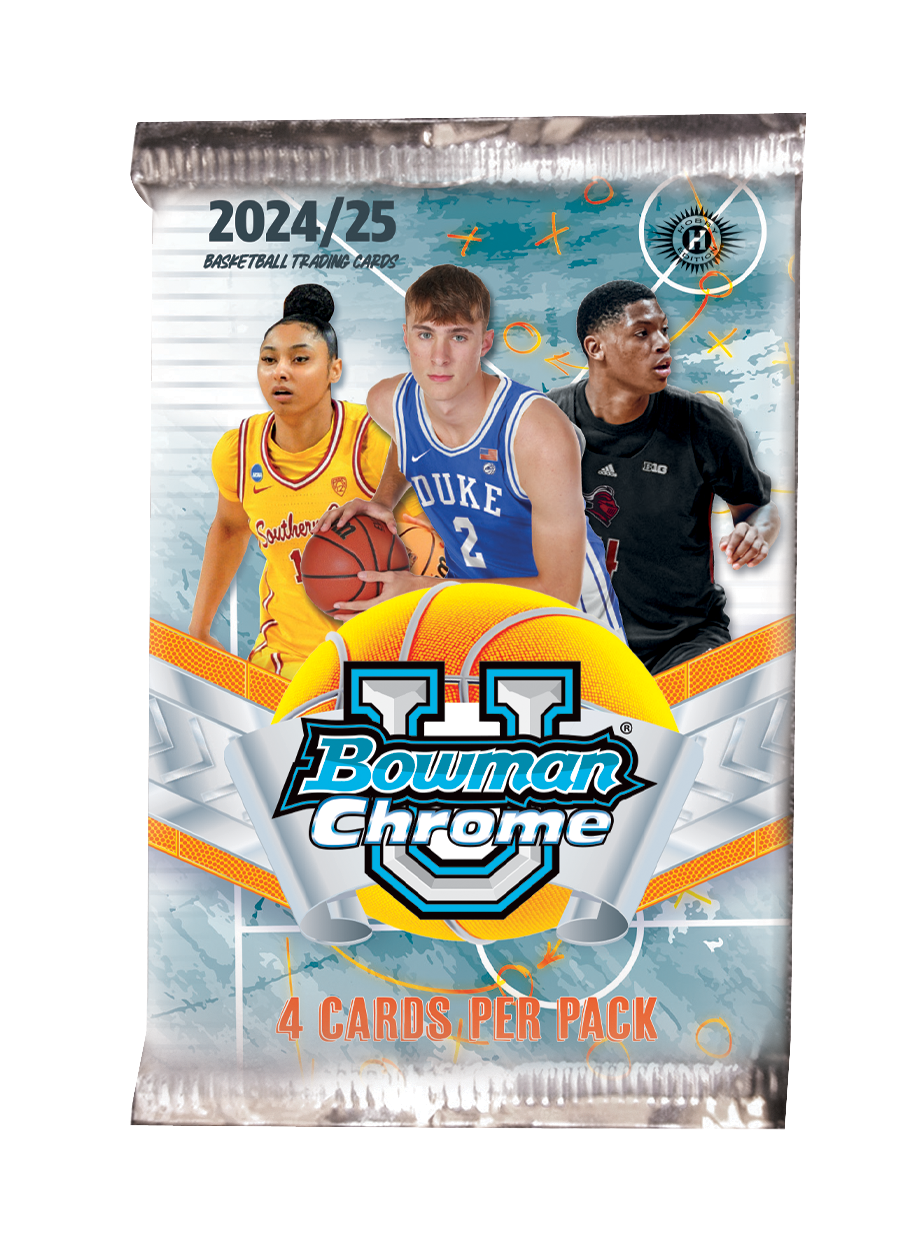 2024-25 Bowman University Chrome Basketball Hobby Pack