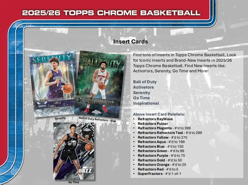 2025-26 Topps Chrome Basketball Mega Box - Image 11