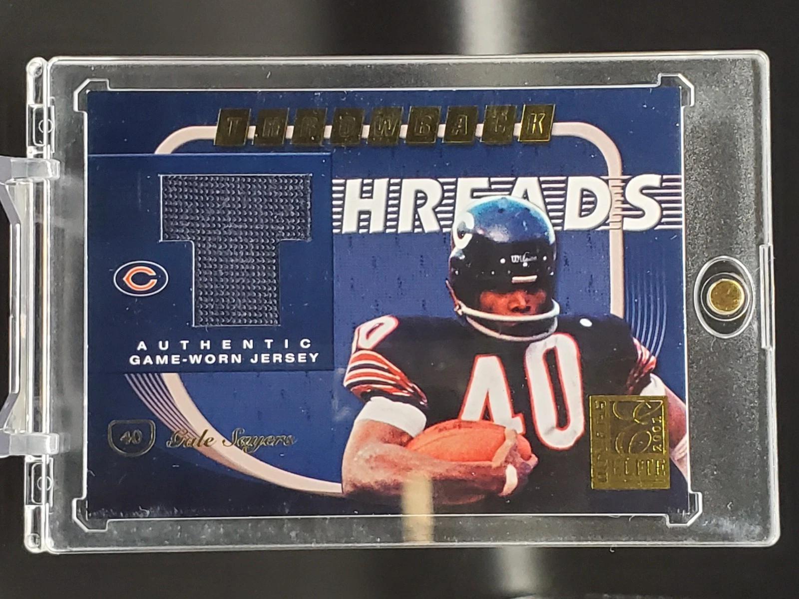 Gale Sayers 2001 Donruss Elite Throwback Threads Chicago Bears TT-20