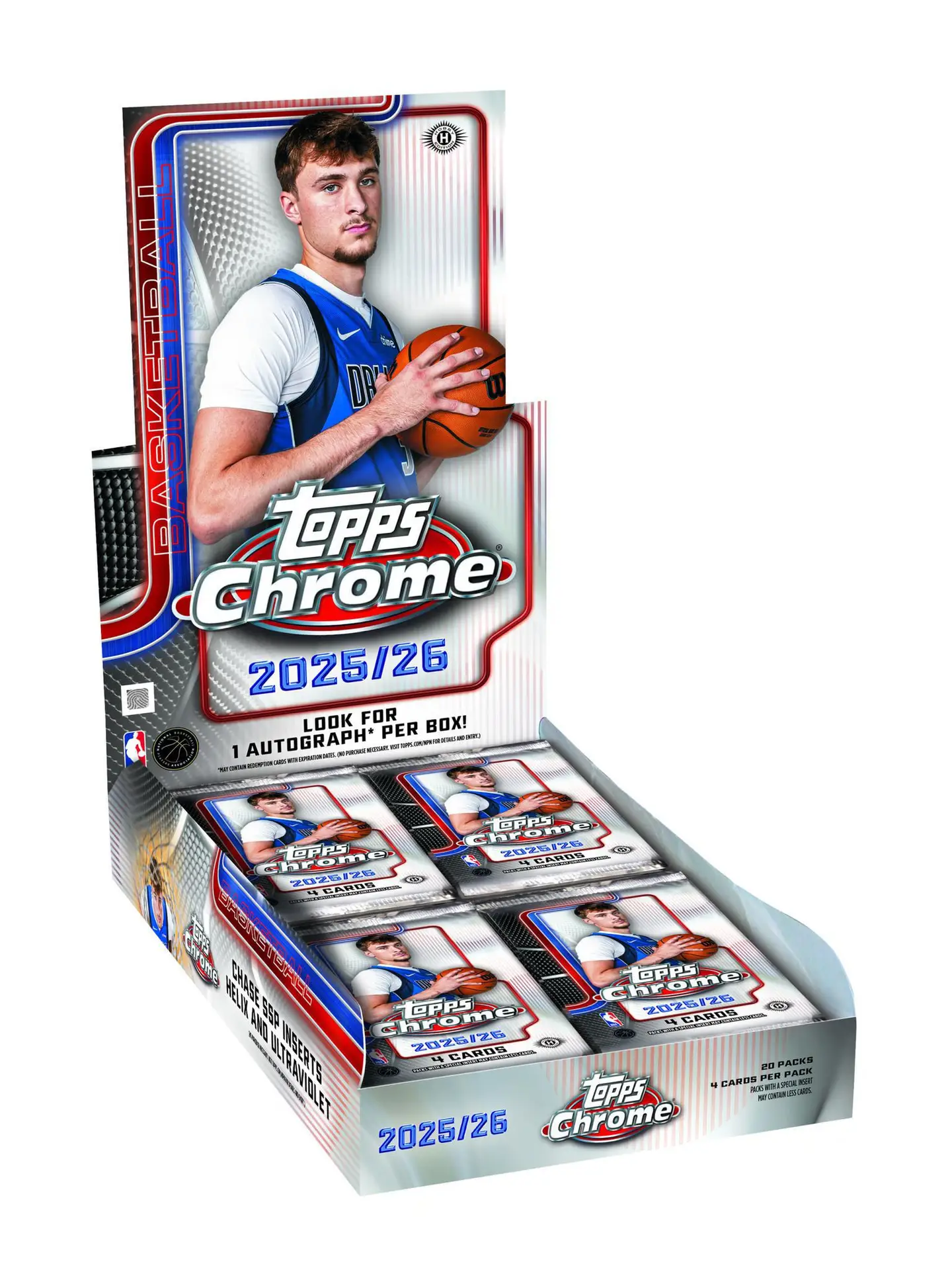2025-26 Topps Chrome Basketball Hobby Box