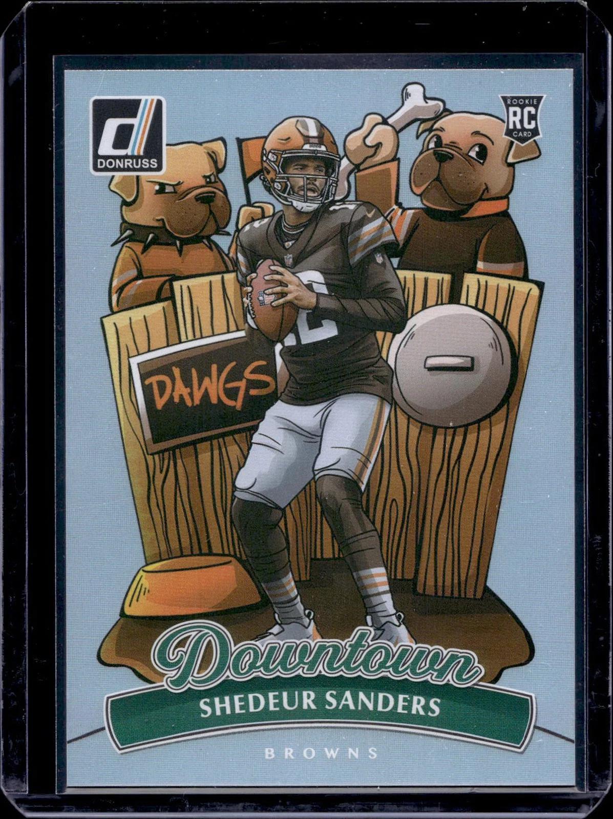 Shedeur Sanders 2025 Donruss Downtown RC Regular Cleveland Browns 17