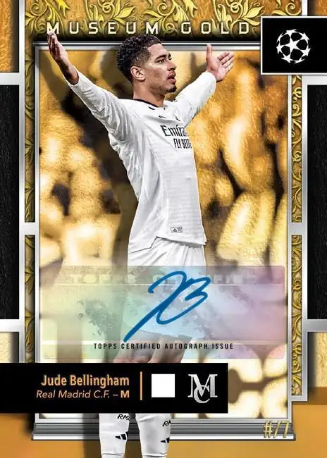 2024-25 Topps UEFA Club Competitions Museum Collection Soccer Hobby Box - Image 5