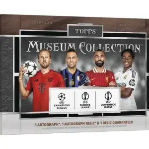 2024-25 Topps UEFA Club Competitions Museum Collection Soccer Hobby Box