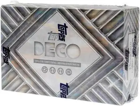 2025-26 Topps Deco UEFA Club Competitions Soccer Hobby Box