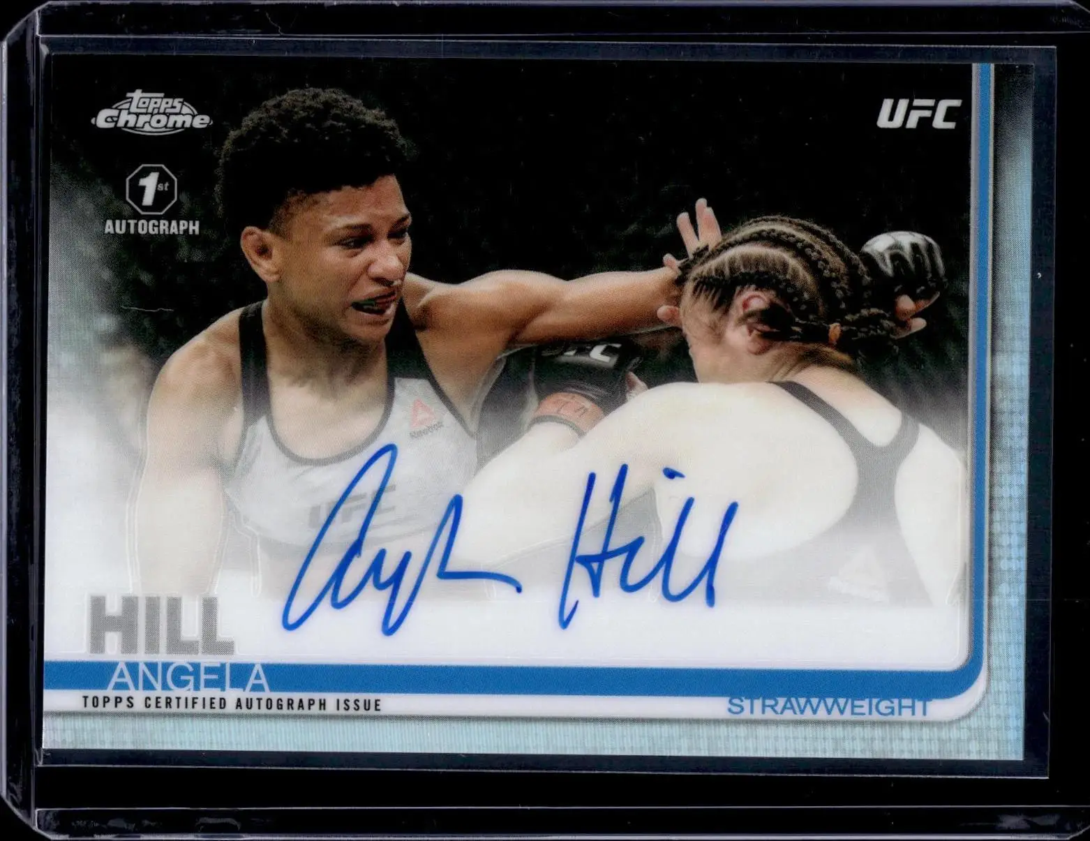 Angela Hill 2019 Topps Chrome UFC Auto FA-AHI