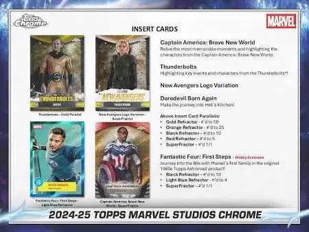 2024-25 Topps Chrome Marvel Studios Blaster Box - Image 4