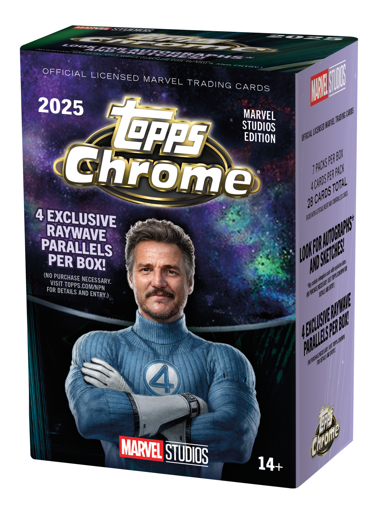 2024-25 Topps Chrome Marvel Studios Blaster Box (Pre-Sell)
