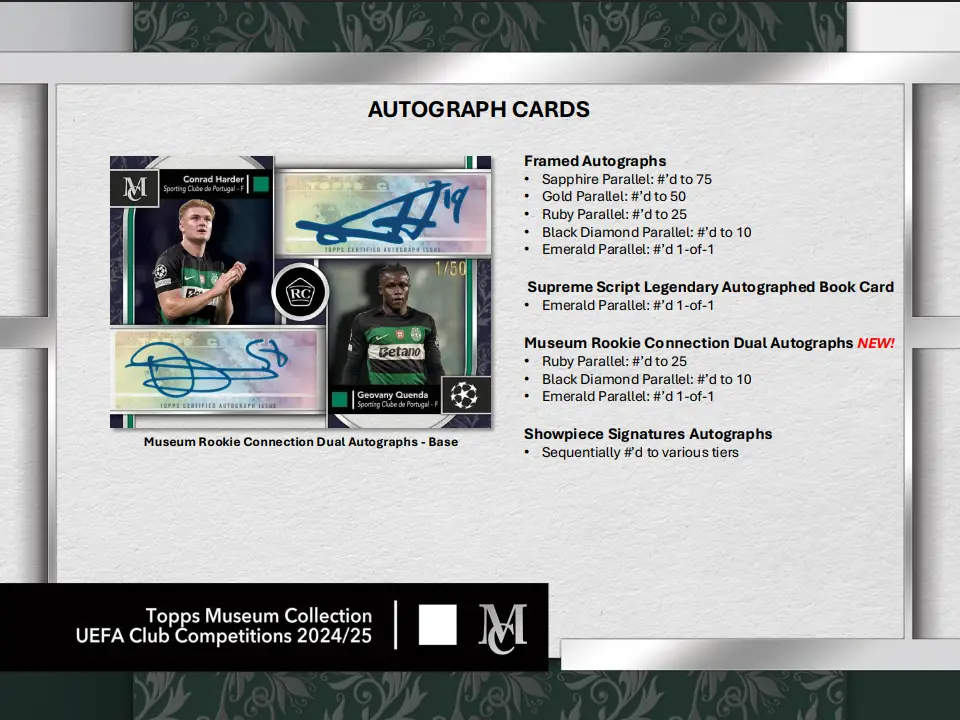 2024-25 Topps UEFA Club Competitions Museum Collection Soccer Hobby Box - Image 14