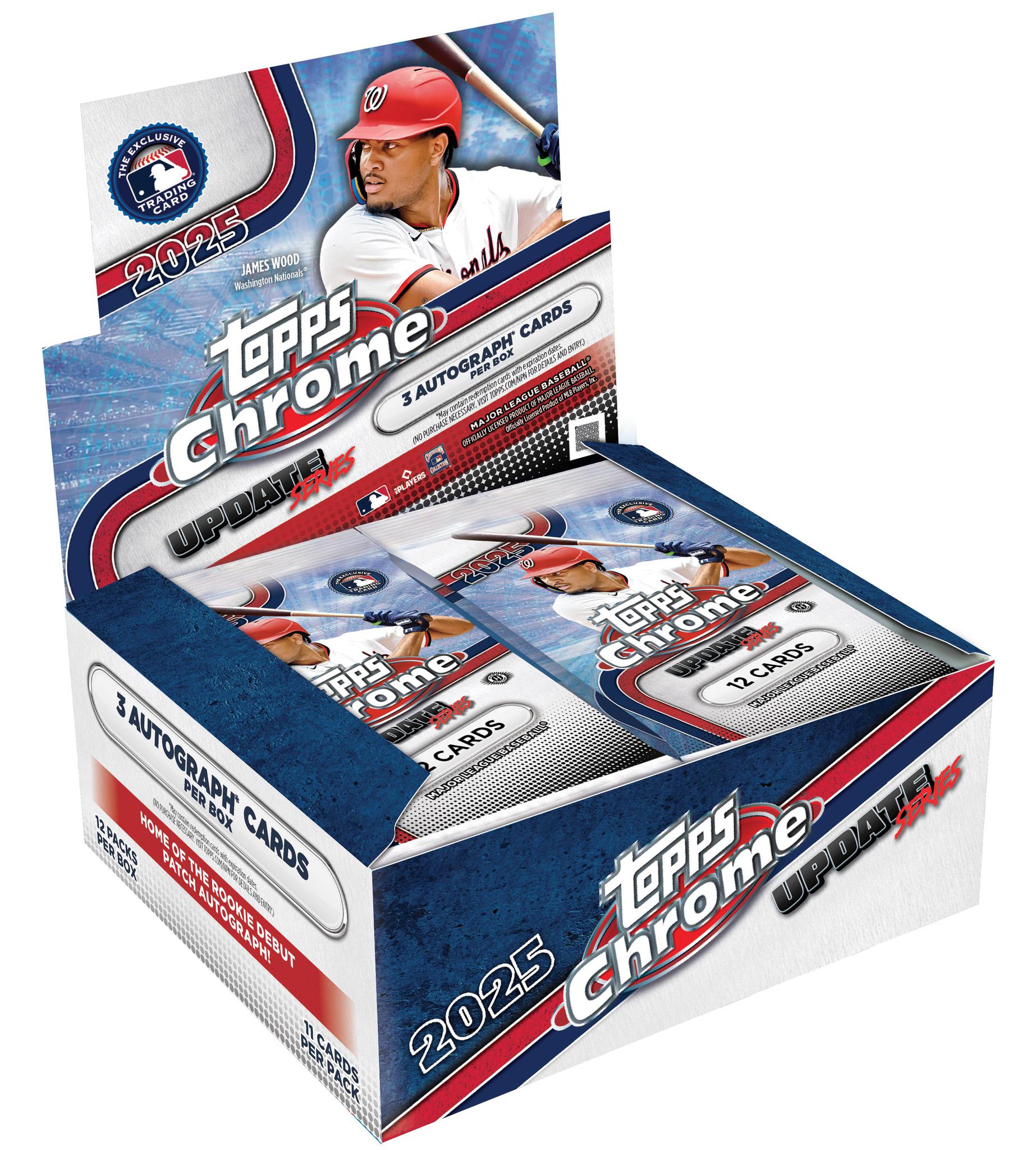 2025 Topps Chrome Update 4 Box Jumbo 1/2 Case Random Teams Break #1528 - THREE FREE SPOT GIVEAWAYS ADDED!