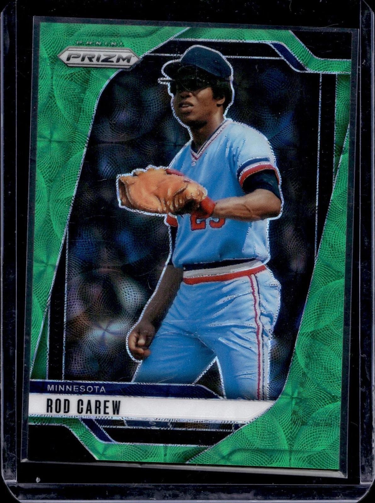 Rod Carew 2025 Panini Prizm Green Scope /75 Minnesota Twins 197