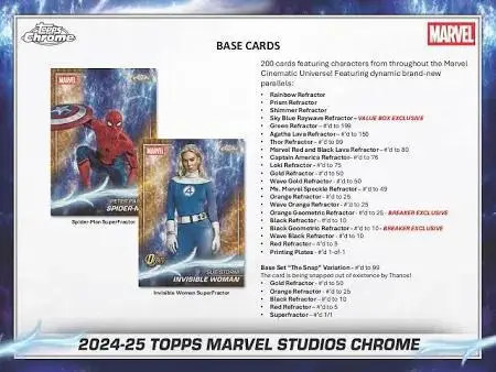2024-25 Topps Chrome Marvel Studios Blaster Box - Image 3